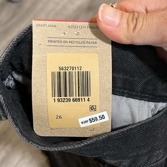 Levi 501 High Rise Shorts - Picture 3 of 4